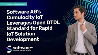 Software AGS Cumulocity IoT Leverages Open DTDL Standard For Rapid IoT Solution Development [upl. by Cudlip]