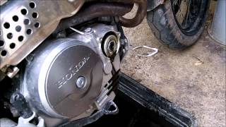 Honda FMX 650 Oil and Filter change [upl. by Neram]