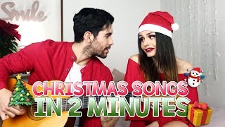 🎤 LE CANZONI DI NATALE IN 2 MINUTI 🎄❤️  MARYNA [upl. by Dulcine]