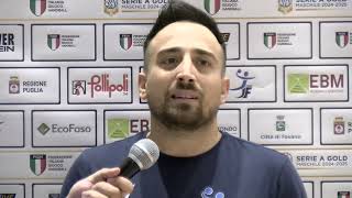 Junior Fasano vs Brixen  Interviste post partita [upl. by Uta]