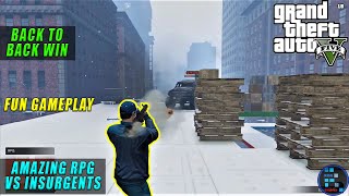 GTA V  Amazing RPG vs Insurgents Back To Back Win [upl. by Ursulina]