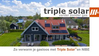 Woning gasloos maken met Triple Solar PVTpanelen als bron voor de NIBE warmtepomp met zonnepanelen [upl. by Josi175]