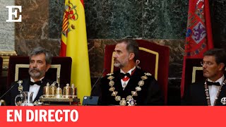 DIRECTO  Acto de Apertura del Año Judicial 20232024  EL PAÍS [upl. by Aillil]