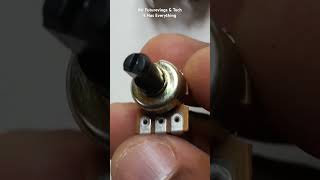 Volume Control Potentiometer 50K shorts potentiometer youtubeshorts electronics amplifier [upl. by Errecart]