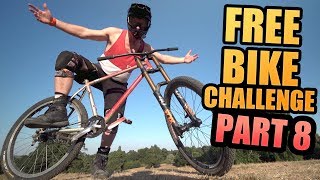 THE FREE BIKE CHALLENGE  PART 8  DOWNHILL FORKS [upl. by Bel]