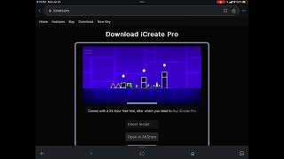 How to get on iCreate pro iPad and iPhone [upl. by Muraida670]