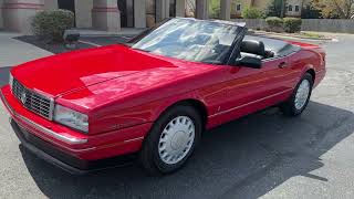 1993 Cadillac Allante  Walk Around and Description [upl. by Gilcrest]