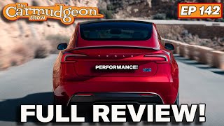 2024 Tesla Model 3 Performance Full Review w Jason Cammisa — The Carmudgeon Show Ep 142 [upl. by Enitselec]