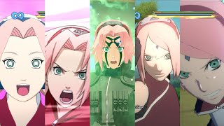 All Sakura Harunos Ultimate Jutsus amp Team Ultimate Jutsus Sakuras Ultimate Jutsu Evolution [upl. by Yreneh821]