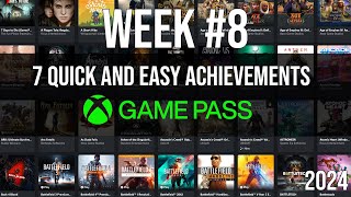 7 Quick and Easy Game Pass Achievements  Week 8  Smile until you Faceplant [upl. by Severn]