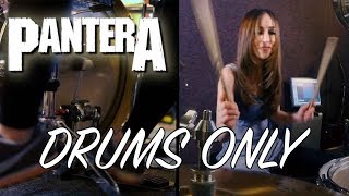 DRUMS ONLY PANTERA  COWBOYS FROM HELL  DRUM COVER BY MEYTAL COHEN [upl. by Airamana]