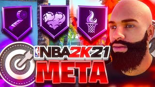 NBA 2K21 PS4 THE META BEST BUILDS BEST BADGES BEST JUMPSHOTS BEST DRIBBLES amp MORE [upl. by Henni971]