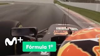 Fórmula 1 Verstappen nos descubre el circuito de Montmeló  Movistar [upl. by Oralla]