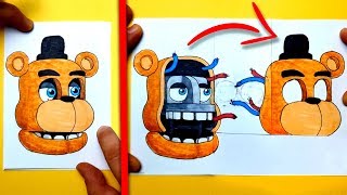 CREATE YOUR FNAF ANIMATRONICS  7 COOL Five Nights at Freddys DIY IDEA CHALLENGE  You cant hide [upl. by Yendyc]