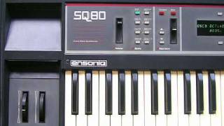 Ensoniq SQ80 CrossWave Synthesizer [upl. by Citron413]