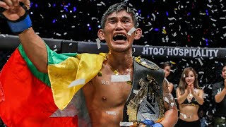 EVERY Aung La N Sang Win In ONE Championship [upl. by Milson124]