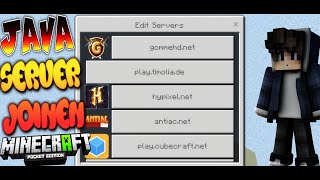 Wie Ihr von der Bedrock Edition auf JAVA SERVER joint HYPIXEL GOMMEHD★「MCPE DEUTSCH」 StyloHD [upl. by Lose]