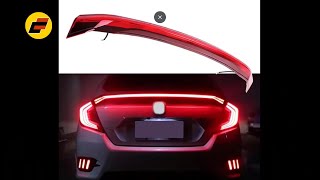 Led Spoiler Aleron Honda Civic [upl. by Thurmond]