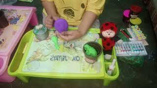 Toy making with ballon and clay🌠toyballviralshort videotrendingarooshnasir54 [upl. by Eidoj950]