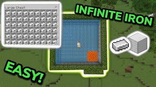 EASIEST 121 IRON FARM TUTORIAL in Minecraft Bedrock MCPEXboxPSSwitchPC [upl. by Iba]