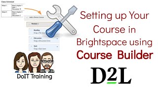 Setting up your Course in BrightspaceD2L [upl. by Sidney704]