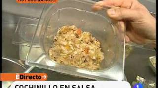 Receta de cochinillo en salsa ED [upl. by Fatsug811]