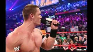 RAW John Cena after Wrestlemania 22 [upl. by Gauldin]