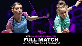 FULL MATCH  Bernadette Szocs vs Hana Goda  WS R32  WTTIncheon 2024 [upl. by Eladal894]