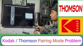 How do I put my Kodak TV remote in pairing mode  Thomson TV remote pairing problem Kodak pairing [upl. by Forta]