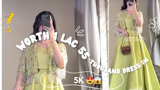 Viral Dress from Scratch In Less Budget 😍😱  Wedding Dress Series ✨  Designer Dress lessbudget [upl. by Adelaide]