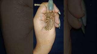 Arabic Finger design ❤️✨ youtubeshort shotsfeed simplemehandi viralshort hennaart trending [upl. by Reniti]