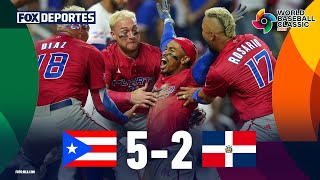 ¡Fracaso dominicano ante Puerto Rico  HIGHLIGHTS  World Baseball Classic [upl. by Lynnet]