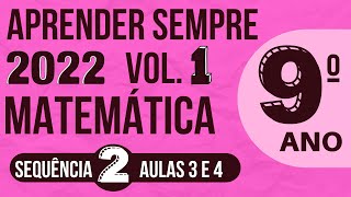 9º ANO EF  APRENDER SEMPRE 2022 VOLUME 1  MATEMÁTICA  SEQUÊNCIA 2  AULAS 3 E 4  PÁGINA 136 [upl. by Childers]