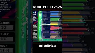 KOBE BRYANT MINI POST SCORER BUILD IN NBA 2K25 [upl. by Lednyk851]