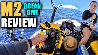 CHASING M2 Underwater Drone ROV Dive Test Review  CLAW amp EReel How it REALLY Works [upl. by Aciamaj]