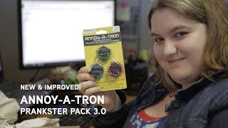 ThinkGeek ANNOYATRON Prankster Pack 30 [upl. by Lahsiv]