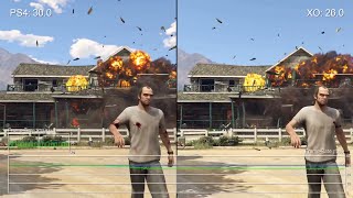 Grand Theft Auto 5 PS4 vs Xbox One FrameRate Stress Tests [upl. by Akeihsal66]