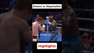 Canelo Alvarez vs Floyd Mayweather  Fight Highlights boxing [upl. by Aillimac728]