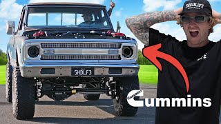 Compound TURBO Cummins first drive [upl. by Clementi]