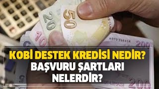 KOBİ KREDİSİ NEDİR KİMLER ALABİLİR ŞARTLARI NELER [upl. by Qidas]