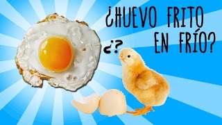 Cómo hacer un huevo frito en frío [upl. by Weidar]