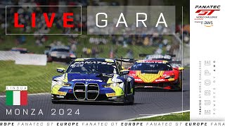 LIVE  Gara  Monza  Fanatec GT Europe 2024 Italiano [upl. by Yemarej49]