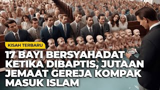 17 Bayi Kristen Bersyahadat Massal Mambuat Seluruh Jemaat Gereja Masuk Islam [upl. by Nnael294]