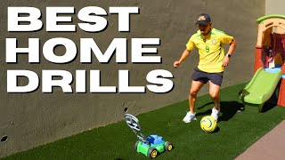 Soccer Drills You Can Do At Home  TIPS FROM A PRO [upl. by Etnahsal363]