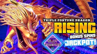 TRIPLE Fortune Dragon RISING Jackpot  BONUS Spins Max Bet [upl. by Husha]