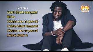 Stonebwoy Bawasaaba karaoke with lyrics [upl. by Annekim]