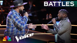 Deejay Young and Ephraim Owens Silky Smooth Voices on quotCry Me A Riverquot  The Voice Battles  NBC [upl. by Reinaldos908]