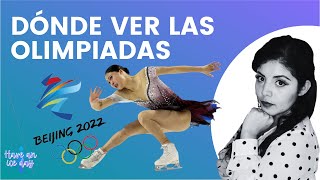 ⛸DÓNDE Y CUÁNDO VER PATINAJE ARTÍSTICO EN LAS OLIMPIADAS DE INVIERNO 2022 GRATIS RESUBIDO [upl. by Etoile]