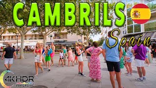 CAMBRILS SPAIN 4K  Town amp Beach WALK TOUR  Costa Daurada  4K UHD [upl. by Rexanna]