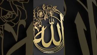 Allah Tala name beautiful wallpaper shorts naatsharif pateltop10 islam islamic [upl. by Wymore562]